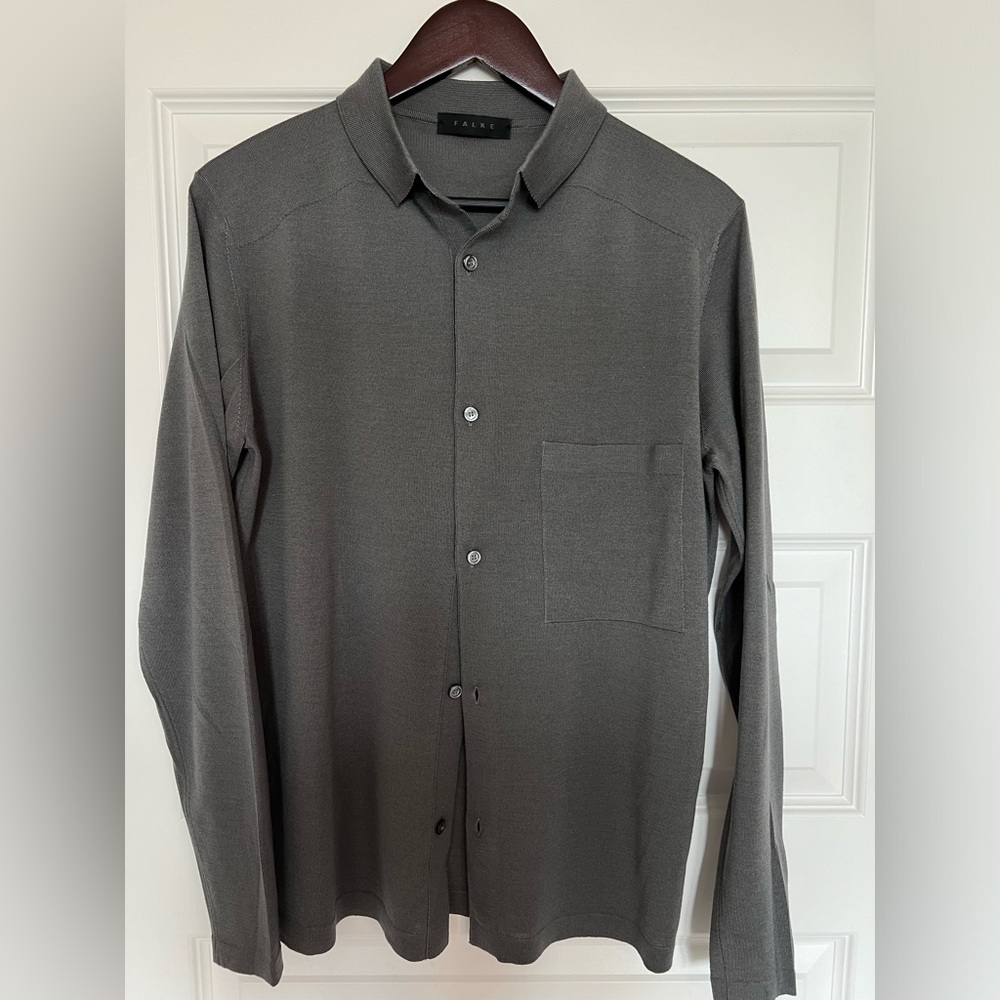 Falke Wool & Silk button down